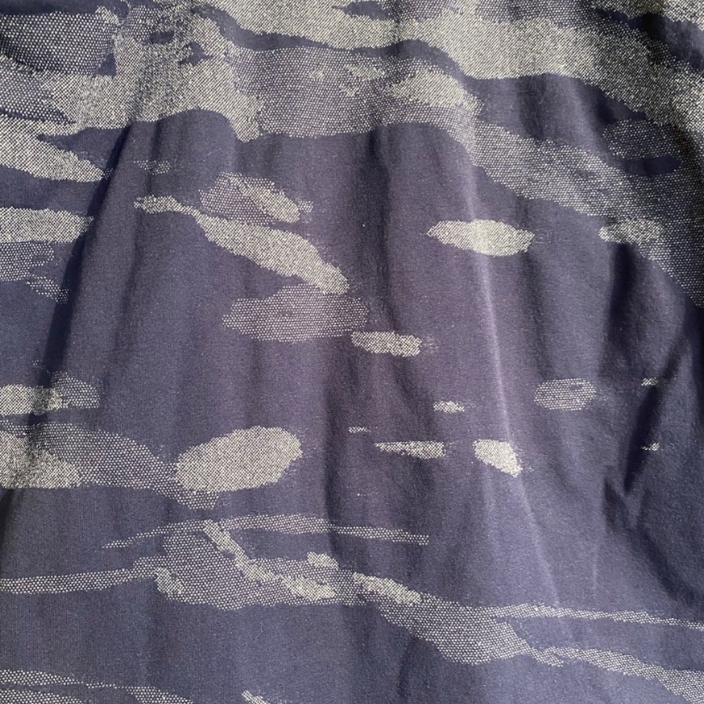 ATHLETA Speedlight Camo Racerback Seamless Tank Top Nylon Blue Women Size Large - Picture 8 of 10
